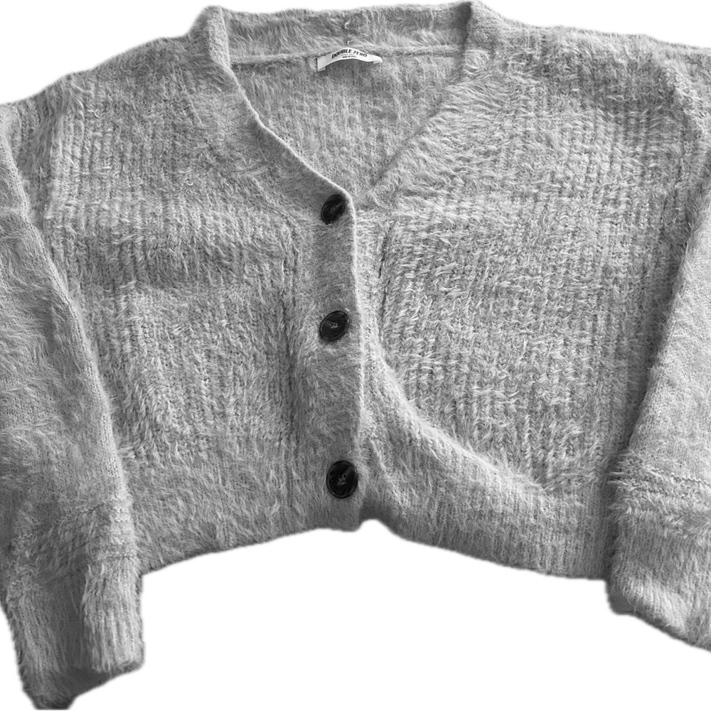 Fuzzy Lavender Cardigan